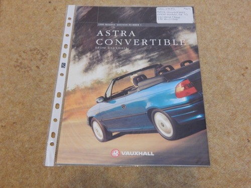 Vauxhall astra convertible - vauxhall,