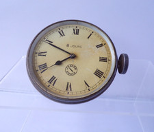 Vintage JAEGER Paris 8 Day Jours Car Dash Board Clock with Bracket, Classic
