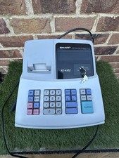 Sharp XE-A102 LED Display Cash Register - White - Read Desc/spare - Free Postage