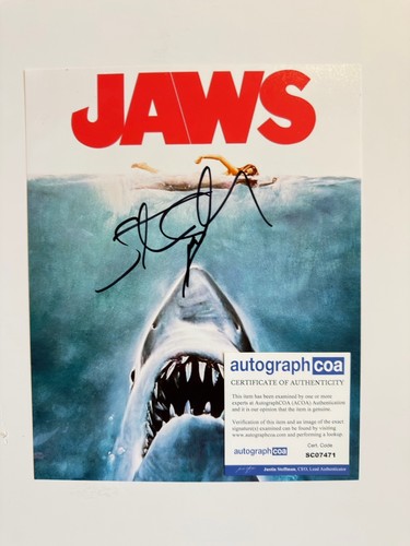 Signed steven spielberg 10x8 - signed,