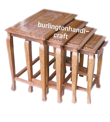 Handmade sheesham wood nesting - wood,