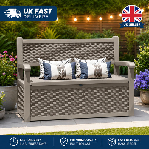 Garden storage bench with - garden,
