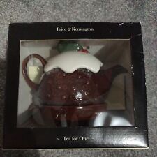 Price & Kensington  TEA FOR ONE TEAPOT SET 🫖 Christmas Pudding 