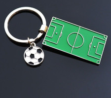 Football Field Sports Soccer  Keychain Keyring + Gift Bag