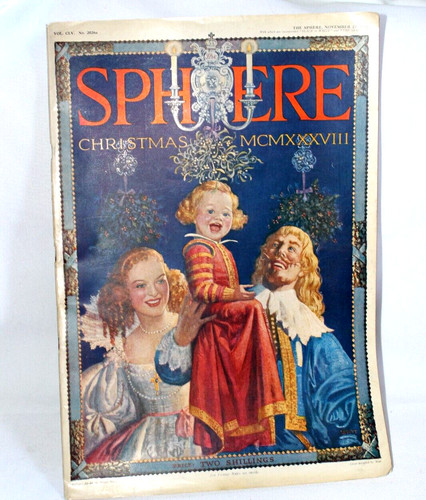 Sphere magazine christmas 1938 - magazine,