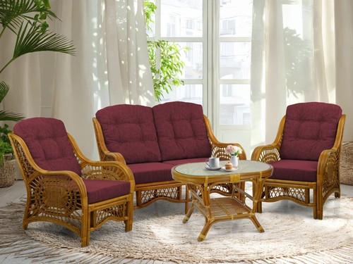 Malibu rattan living set - malibu,