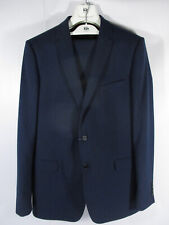 John Lewis Kin Men's Navy Alma Blue Formal Full Suit 44L Jacket Blazer & Trouser