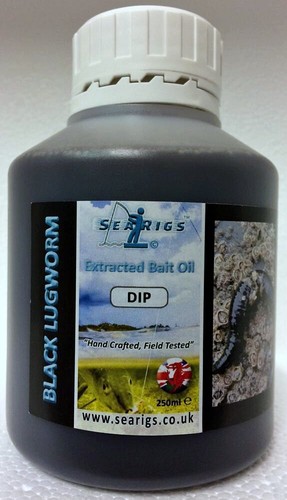 Black lugworm natural - black,