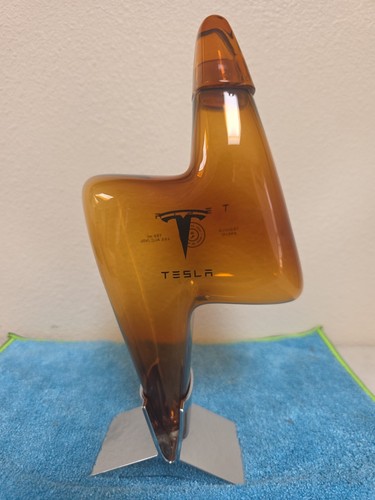 Tesla tequila empty decanter - tesla,