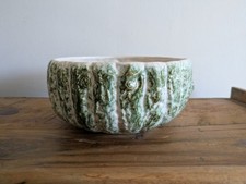 Sylvac Tree Bark Green Pottery