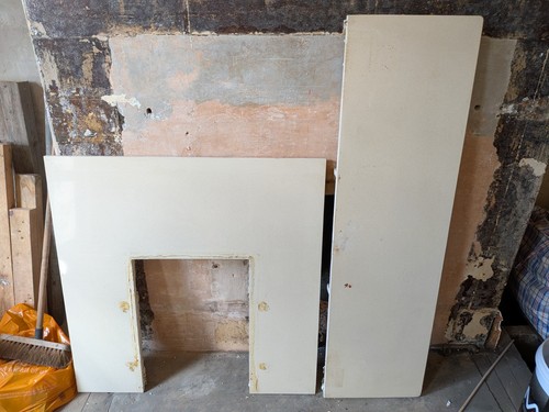 Cream marble back - cream, &