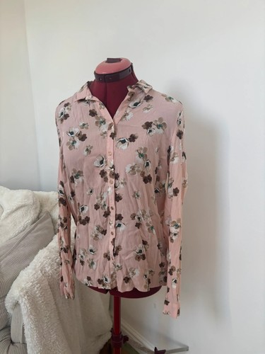 River island pink floral - pink, shirt