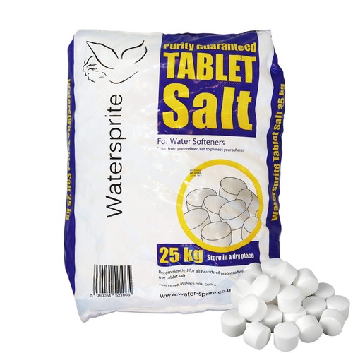 Water softener salt tablets - water,