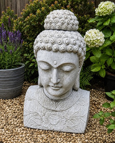 Large buddha head - large,
