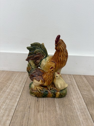 Vintage ceramic rooster - rooster, hen