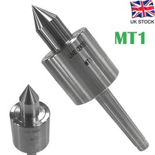 New MT1 Lathe Live Center Revolving Morse Taper Triple Bearing Turning Tools
