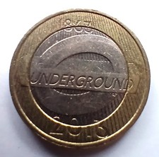 2013 2 Pound Coin. The 150th Anniversary of the London Underground - The Roundel