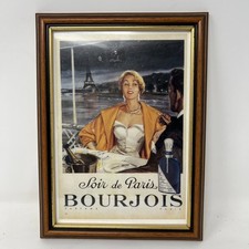 French Advertising Sign  Soir de Paris by Bourjois Evening in Paris Perfume