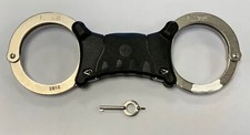 Genuine Hiatt 2103 Chrome Rigid Handcuffs Speedcuffs Quickcuff Like TCH 840 A