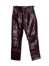 TopShop Vinyl Pants Womens
