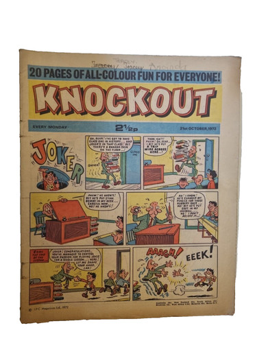 Knockout comic ipc magazines - comic,