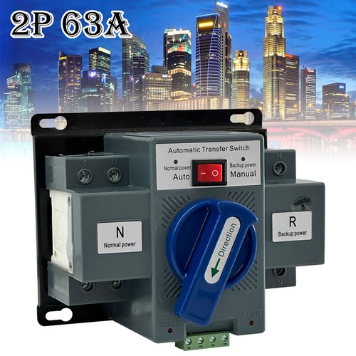 230v 63a dual power - 2p,