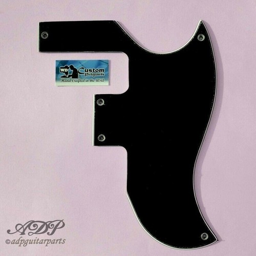 Black 3ply pickguard - black, for