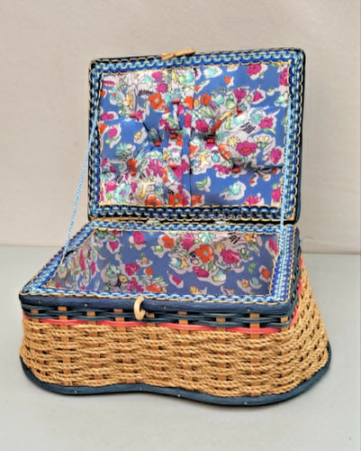 Vintage esband woven wicker - ,