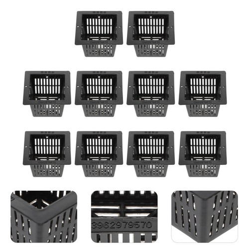 10pcs reusable black square - 10pcs,