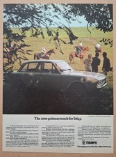 Triumph 2000 Mk.2 Original UK Press Advert  1971