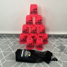 WSSA Speed Stacks 12 Pink Cups With Official drawstring Bag