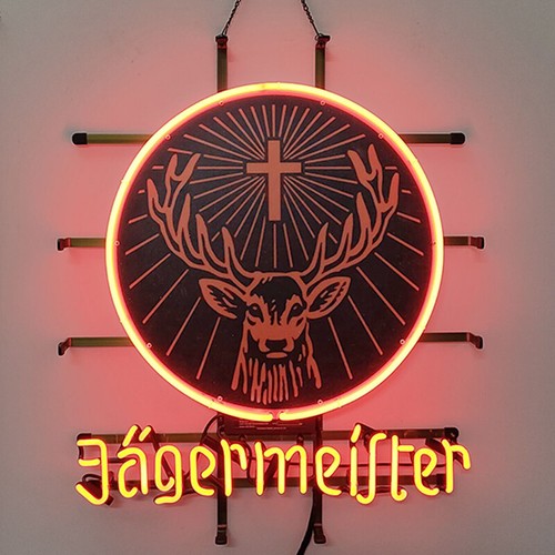 Jagermeister beer neon - beer,