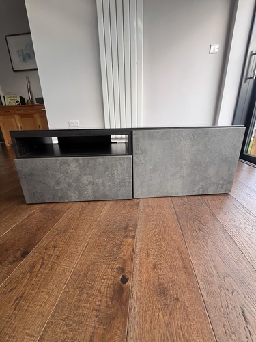 Ikea besta unit black brown - besta,