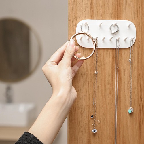 Hanging jewelry storage hooks - hanging,