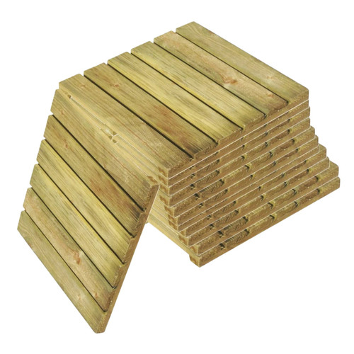 Wooden decking tiles - decking,