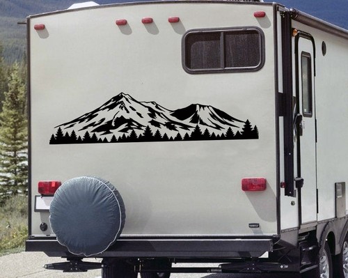 Mount shasta vinyl decal - mount,
