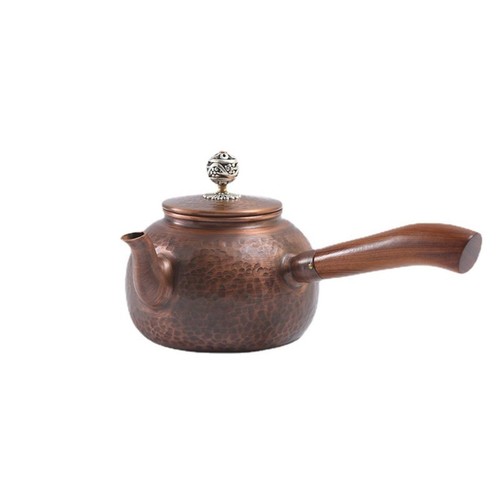 Copper tea kettle antique - tea,