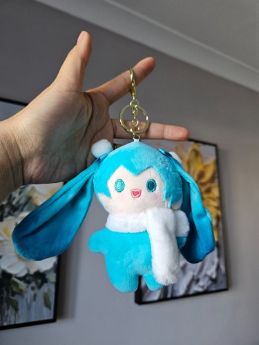 Hatsune miku teddy keychain - hatsune,
