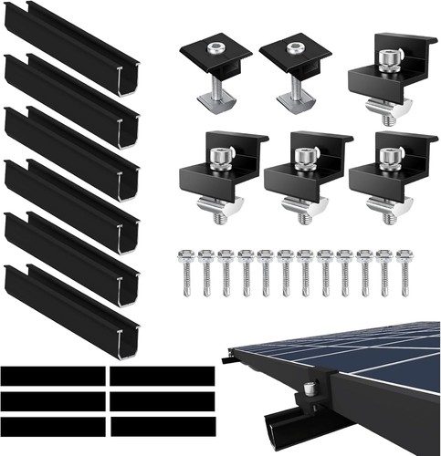 Solar panel rail - panel, bracket