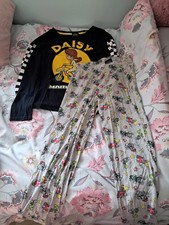 Asda George Mario Kart Daisy Long Sleeve Pyjamas Size XS