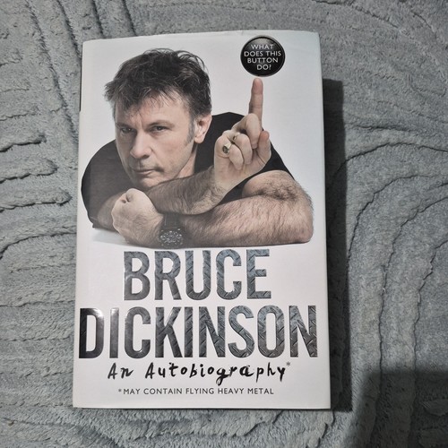 Rare signed bruce dickinson - signed,