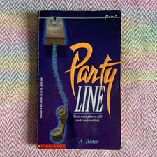 Party Line By A. Bates - Vintage YA Point Horror With US Cover