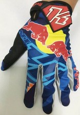 Grey Red Bull gloves Motocross