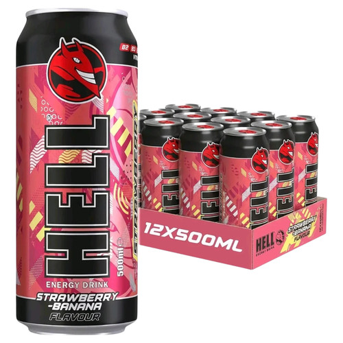 Hell energy drink strawberry - hell,