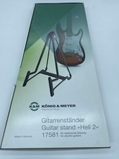 König & Meyer | 17581 E-guitar stand »Heli 2« | Black | Electric Guitar | VGC