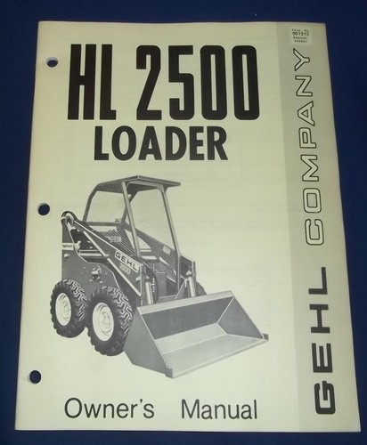 Gehl hl2500 skid steer - hl2500, loader
