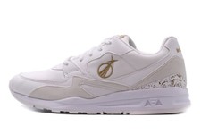 LE COQ SPORTIF LCS R800 GS SOPRANO SNEAKERS OPTICAL WHITE OLD BRASS US 7.5 EUR39