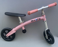 Micro Balance Bike Scooter- Adjustable Seat - Pink - Age 2 - 5 Years