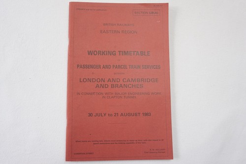 1983 eastern region - 1983, railway