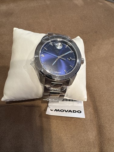 New movado bold - blue, dial
